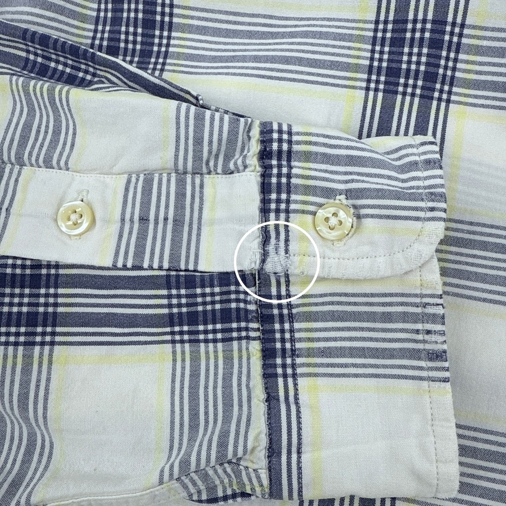 Ralph Lauren Mens Blaire XXL Plaid Button Down Shirt Long Sleeve Cotton Casual - Picture 7 of 10